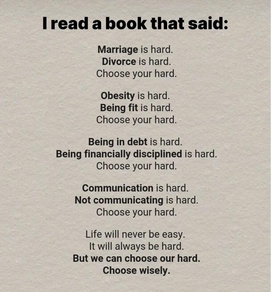 Choose your Hard